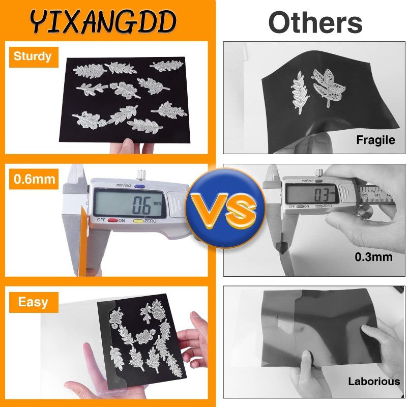 YixangDD 80 PCS Stamp and Die Storage Bag and Rubber Magnetic Sheets, Die Storage Set for Storage Die Cutting, DIY Scrapbooking - Image 2
