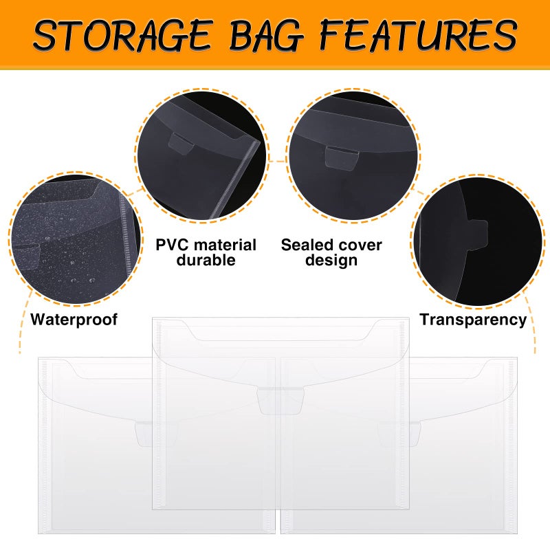 YixangDD 80 PCS Stamp and Die Storage Bag and Rubber Magnetic Sheets, Die Storage Set for Storage Die Cutting, DIY Scrapbooking - Image 4