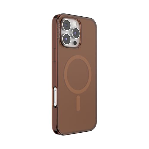 PopSockets iPhone 16 Pro Max Case Compatible with MagSafe Phone Case for iPhone 16 Pro Max Wireless Charging Compatible Case Only Amber - Image 3