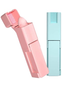 Y&D Non Contact Door Opener tools No touch door opener for bank, Elevator Button Pusher,Hand Tool Serves Easy to hold,Hygiene of Hand Safety Clean Key Chain 2 PCS（Blue/Pink）  - Image 1