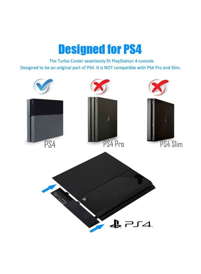 دوبي مروحة التبريد التلقائي لـ PS4 ، مبرد USB الخارجي أجهزة استشعار درجة الحرارة التلقائية التي تتحكم في العادم الحراري للمشاع يعمل مع PlayStation 4 CUH-1xxx - Image 5