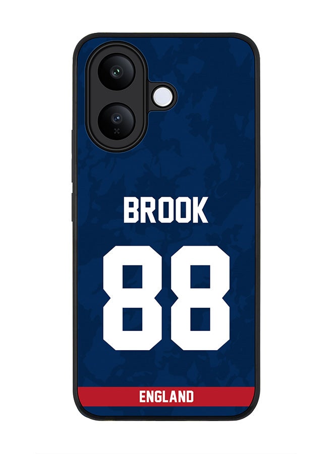 Stylizedd For vivo V60 Lite 5G / V60 Lite 4G Case,Slim fit Camera Protection, Shockproof Thin Phone cover  - England Harry Brook, Jersey No 88 - Image 1