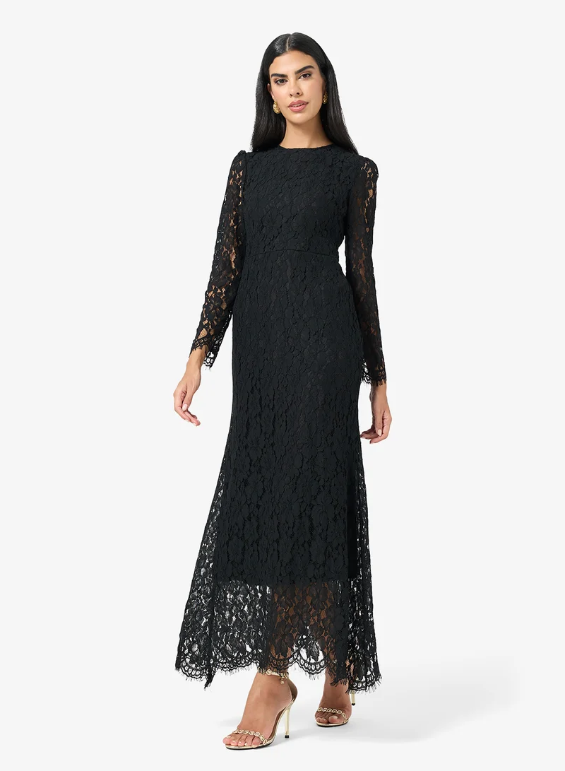 Khizana Lace A-line Dress