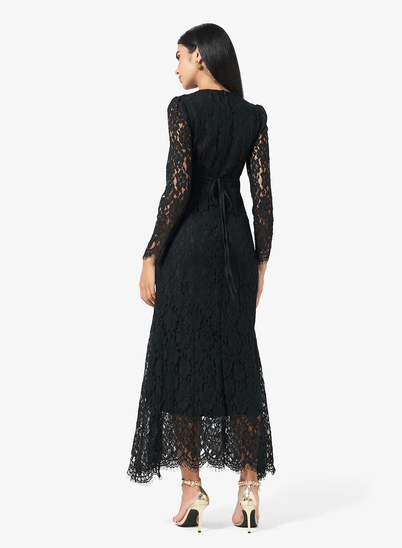 Khizana Lace A-line Dress