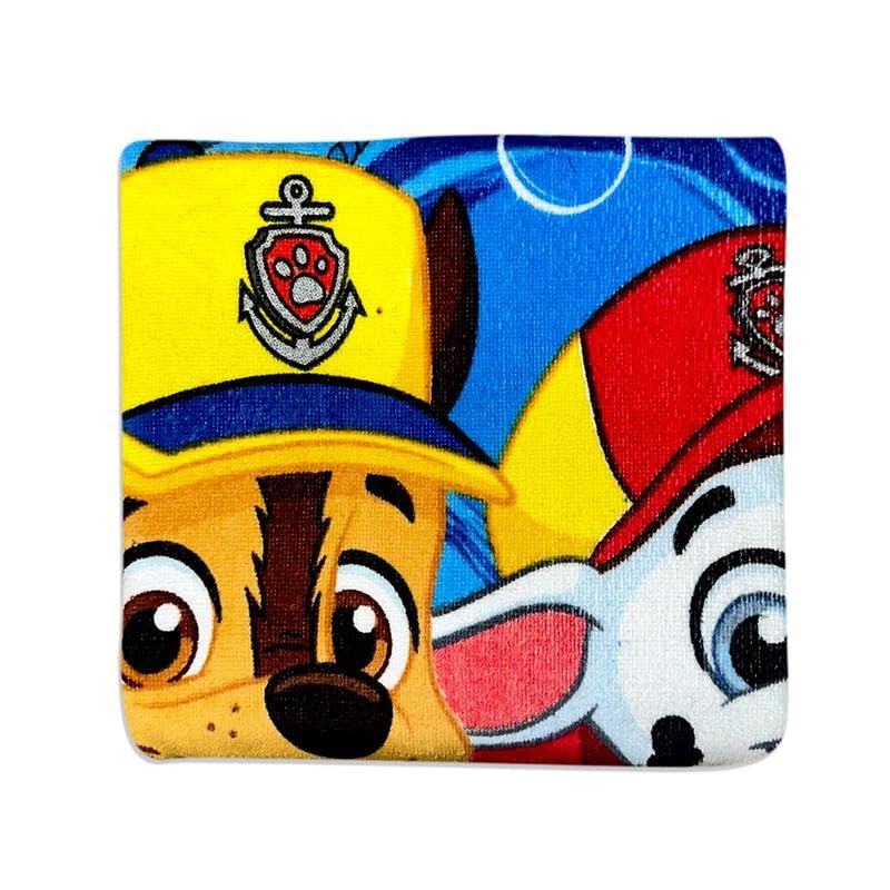 Paw Patrol Chase, Rubble and Marshall Blue Hood with Dog Prints Poncho Hooded Towel - Image 2