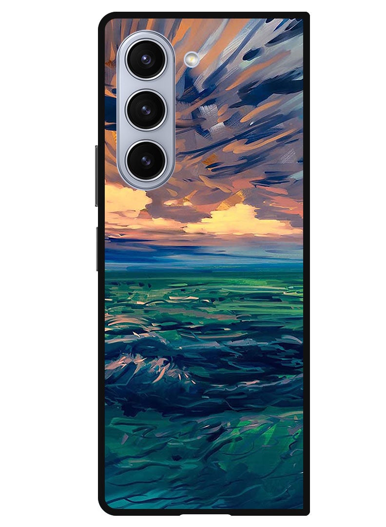 Theodor Protective Case Anti Scratch Shock Proof Bumper Cover For Samsung Galaxy Z Fold 5 Landscape - Image 1
