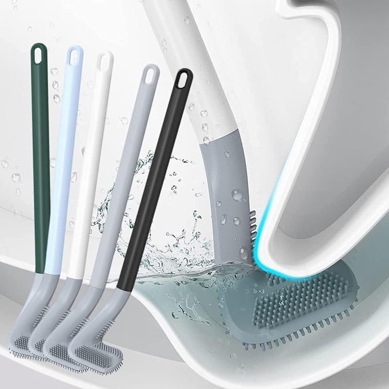 TLBS Golf Toilet Cleaner Brush with Holder & Magic Sticker, Slim Holder Anti-drip - Image 4
