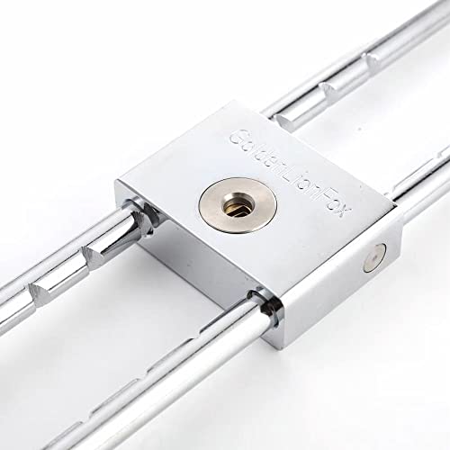 WANLIAN Long Shackle Padlock - Chrome Plated, Stainless Steel, Pin Tumbler, Anti-theft, Waterproof, Outdoor, U Shape, 1.5 Inch, Silver, Long Beam, Cabinet, Door, Lock, Key, 1 Lock, 1 Key, 1 Package - Image 5