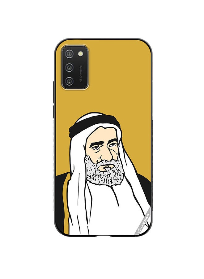 VR CREATIVE Protective Case Cover For Samsung Galaxy A02s Sheikh Mohammed Bin Hamad Al Sharqi Design Multicolour - Image 1