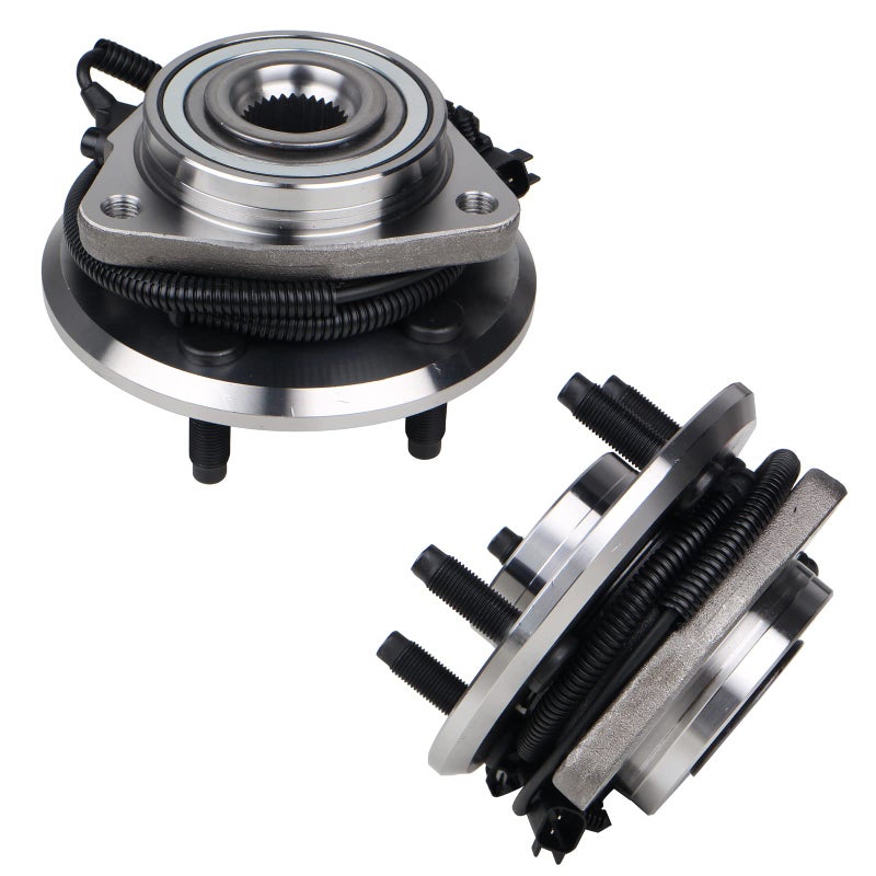 KUSATEC 513270 Front 2PCS Wheel Bearing and Hub Assembly Compatible with Jeep Liberty 2008 2009 2010 2011 2012 Dodge Nitro 20072011 5 Lug wABS