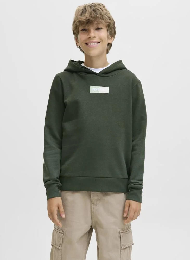 Jack & Jones Junior Kids Jjpan Logo Hoodie