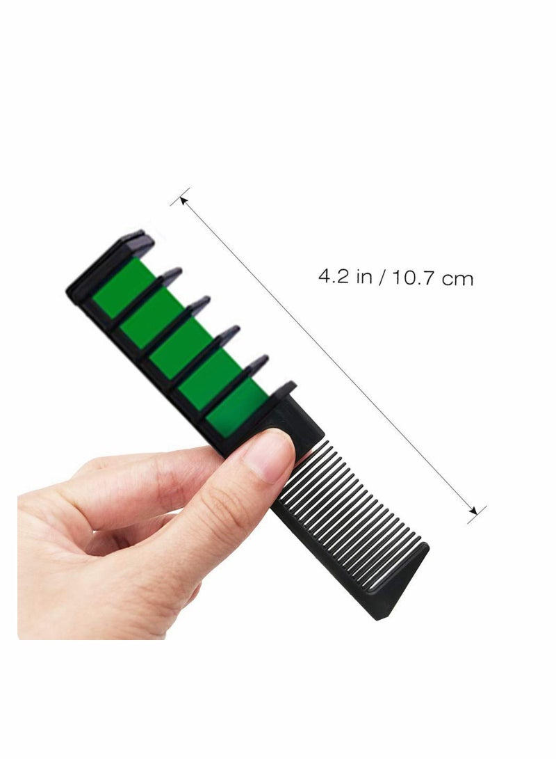 Excefore Hair Chalk Comb Temporary Hair Color Dye, 6 Color Washable Hair Chalk Comb Set for Girls Age 4 5 6 7 8 9 10 Kids for Birthday Party, Cosplay DIY - Image 5