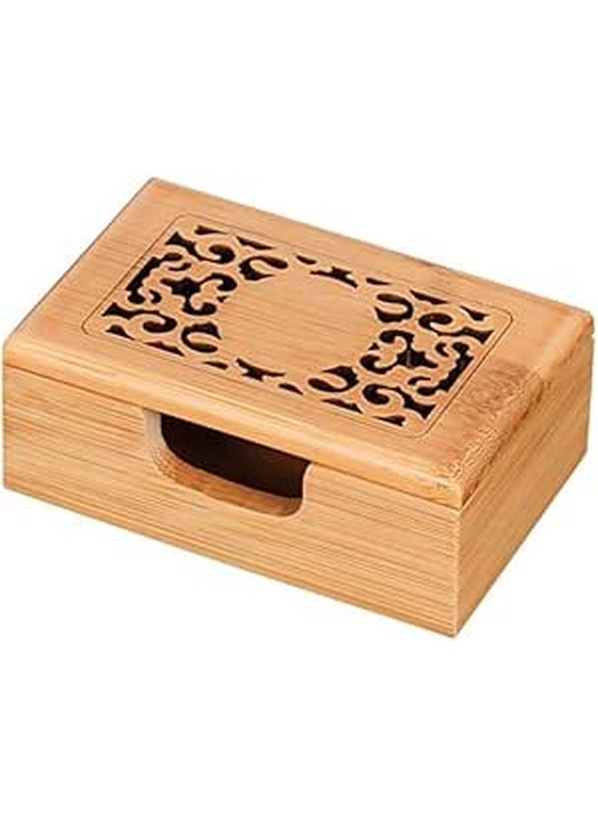 Creative Hollow Out Business Card Storage Box Portable Name Holder Compact Card Case for Office Desk Organization - Image 1