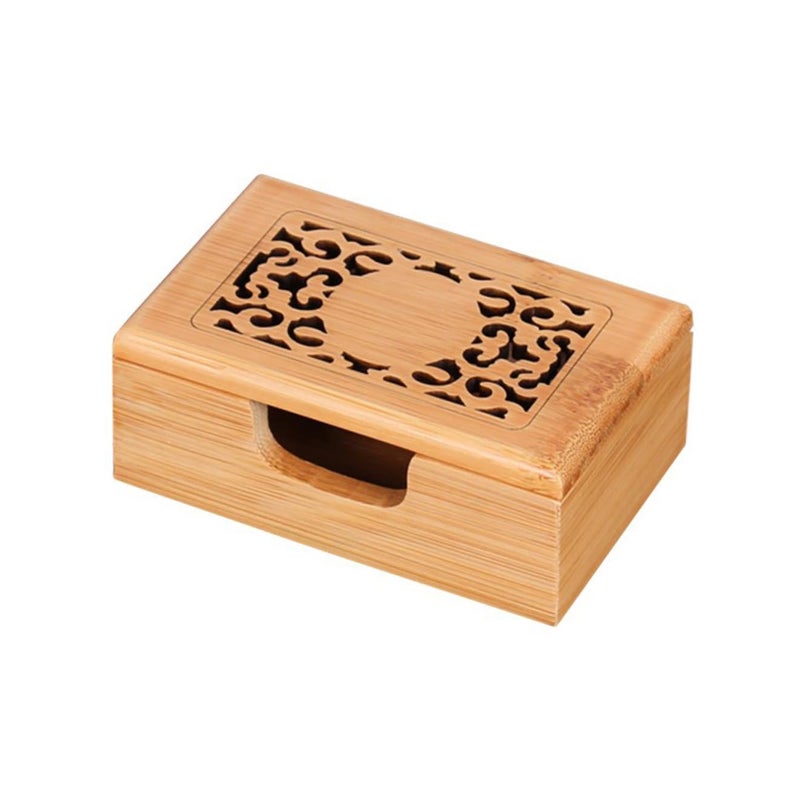 Creative Hollow Out Business Card Storage Box Portable Name Holder Compact Card Case for Office Desk Organization - Image 2