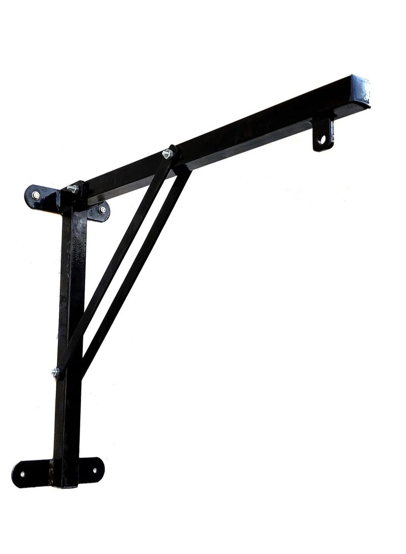 Spall Heavy Duty Boxing Punch Bag Wall Mount Bracket Punching Training Hanger Triangle Load Bearing Design Steel Hanging Stand For Home Gym Muay Thai  - Image 2