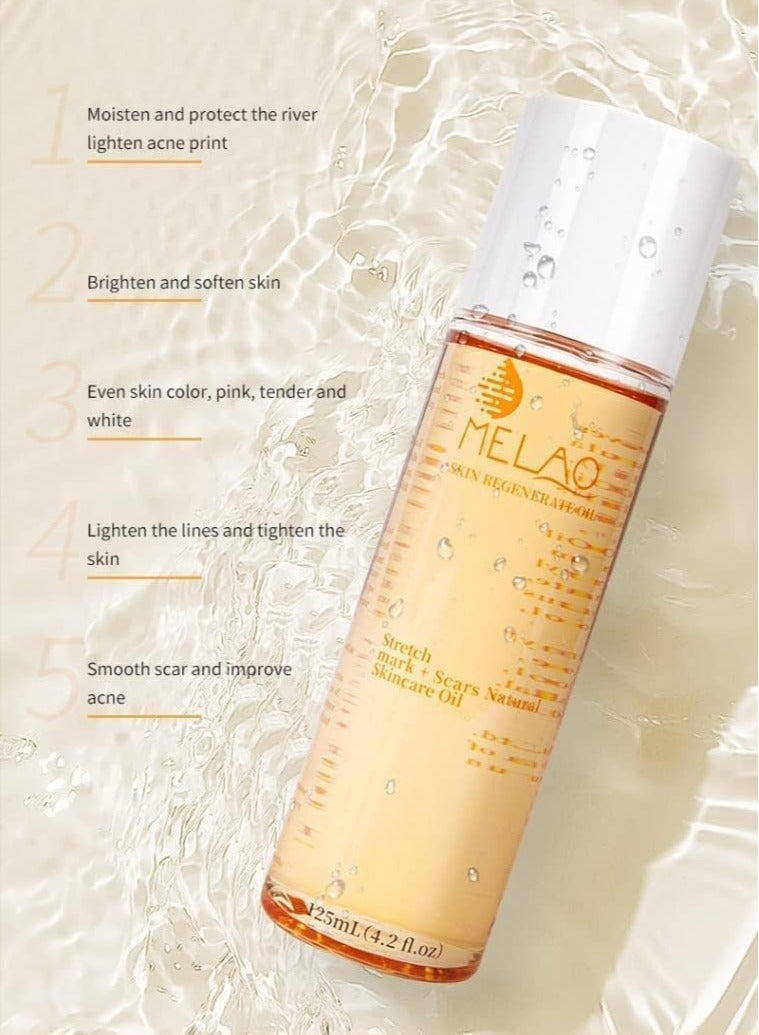 SYOSI مجموعة العناية بالبشرة بعد الولادة من Mommy Postpartum Repair Skin Oil لمعالجة علامات التمدد، كريم منع شد البشرة - Image 2