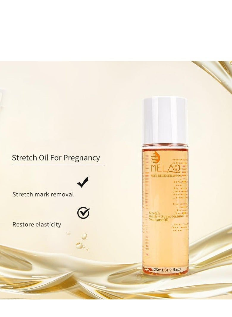 SYOSI مجموعة العناية بالبشرة بعد الولادة من Mommy Postpartum Repair Skin Oil لمعالجة علامات التمدد، كريم منع شد البشرة - Image 4