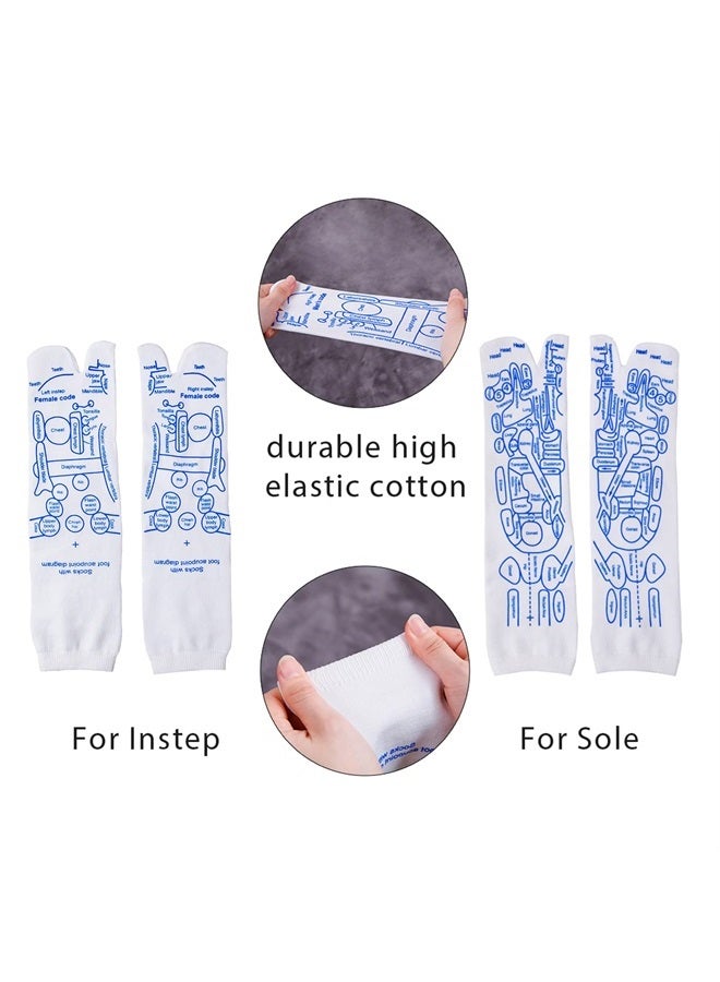 Broman Reflexology Socks with Trigger Point Massage Tool, Foot Pain Relief Remedy for Foot Massage,Women's Size - Image 3