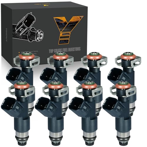 YIHOVY Upgraded Fuel Injectors 12594512 fit for Chevy Tahoe Avalanche Express Silverado Suburban 1500 20072009 fit for GMC Yukon Sierra Savana 20072009 V8 53L Flex FJ977 8 - Image 1