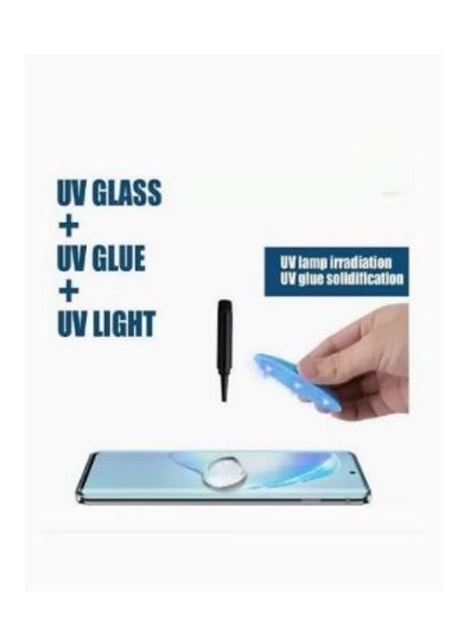 Generic - Uv Nano Full Glue Adhesive Tempered Full Cover Glass Curve Screen Protector For Honor X9a - Image 1
