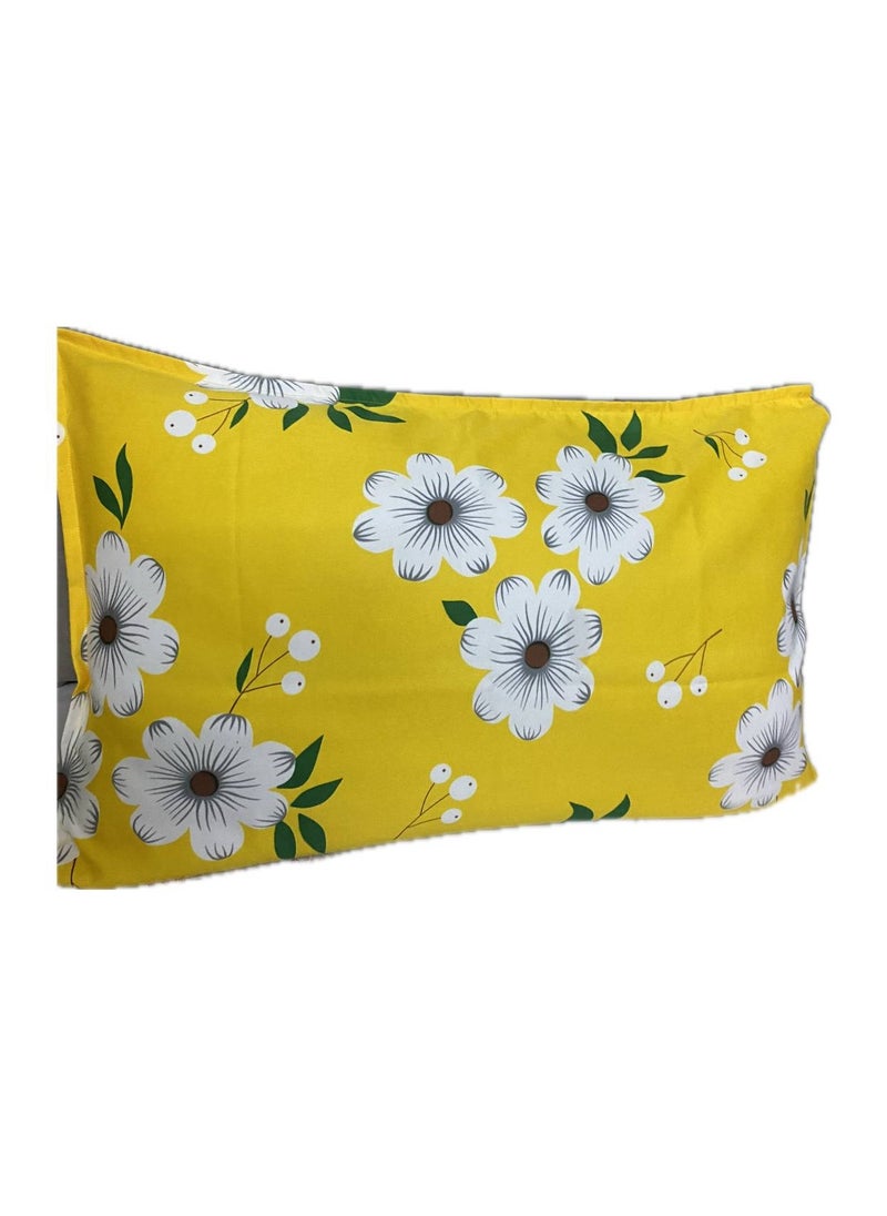 2 yellow pillowcases, size 70*60