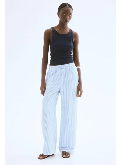 H&M Linen-blend trousers