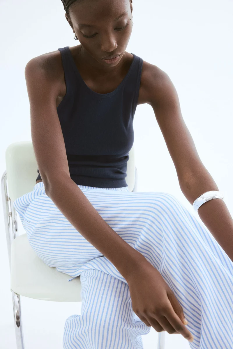 H&M Linen-blend trousers
