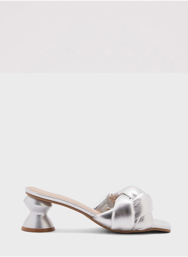 FYOR - Multi Strap Mid Heel Sandals - Image 1