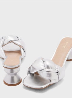 FYOR Multi Strap Mid Heel Sandals  - Image 4
