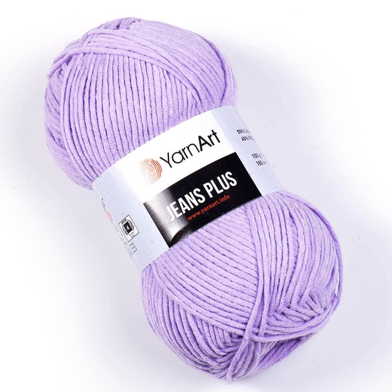 YarnArt JPlus Cotton Blend Yarn Knitting Crochetting Soft Baby Yarn 55 Cotton 45 Acrylic 100 g 35 oz 160 m 174 yds Weight 4 1 Skein 69