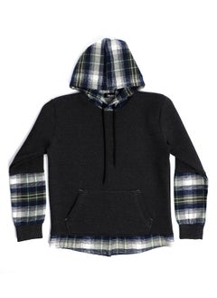 Heather Dark Grey Boys Comfy Hoodie - Dark Grey