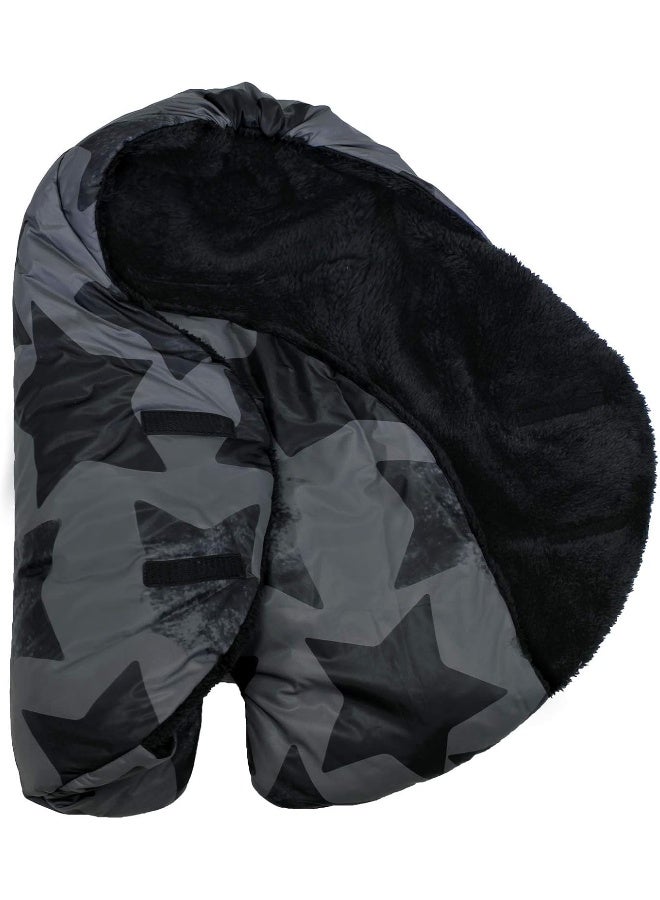 7 A.M. 7AM Enfant Baby Car Seat - Nido Quilted Baby Carrier Cover, Hooded Soft Plush Lining, Stroller - Image 2