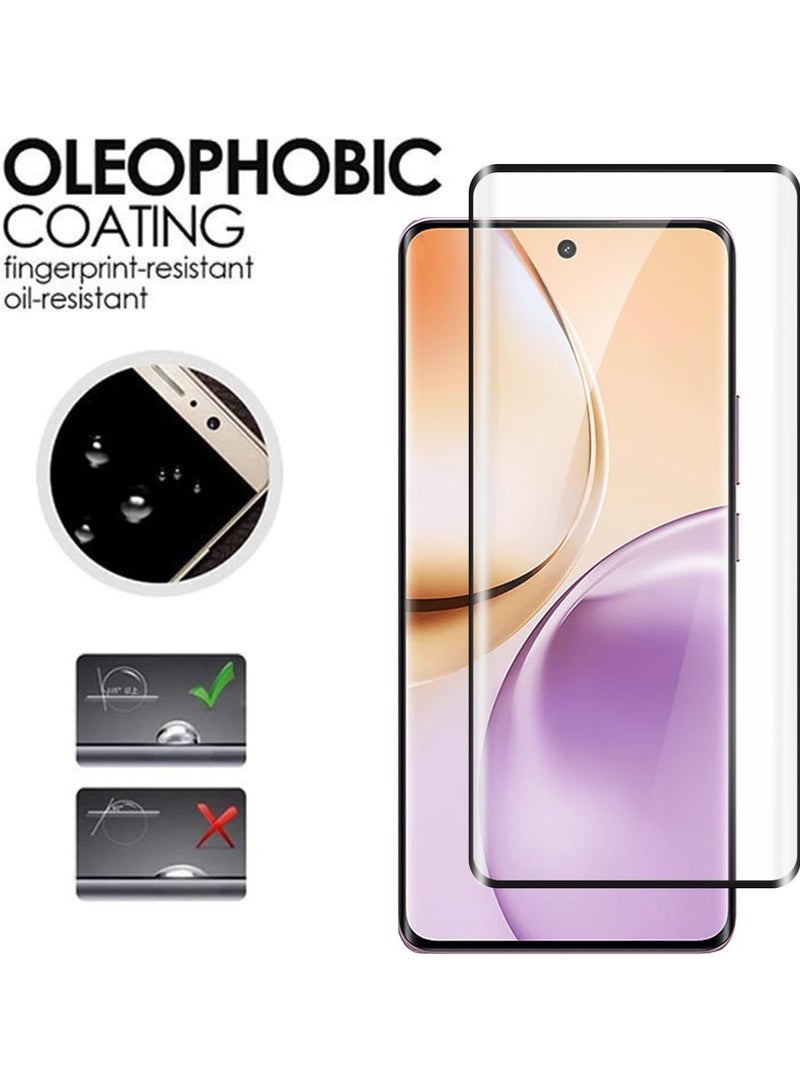 حماية شاشة مزدوجة لجهاز OPPO A5 Pro 5G لاصق كامل مضاد للخدش وفيلم كاميرا من الألياف الناعمة - Image 3