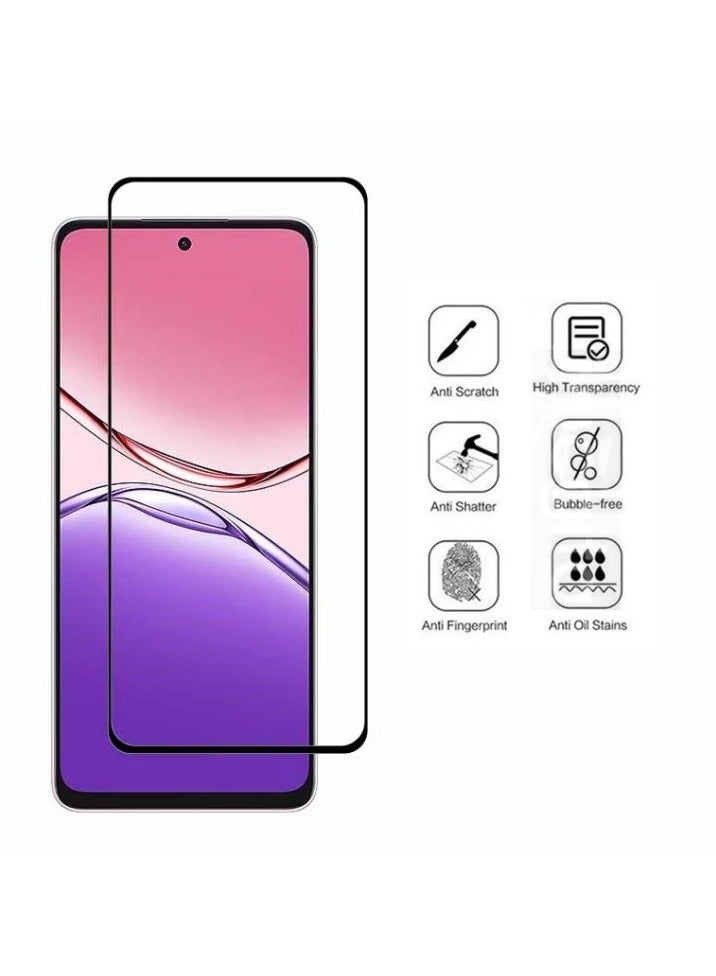 حماية شاشة مزدوجة لجهاز OPPO A5 Pro 5G لاصق كامل مضاد للخدش وفيلم كاميرا من الألياف الناعمة - Image 5