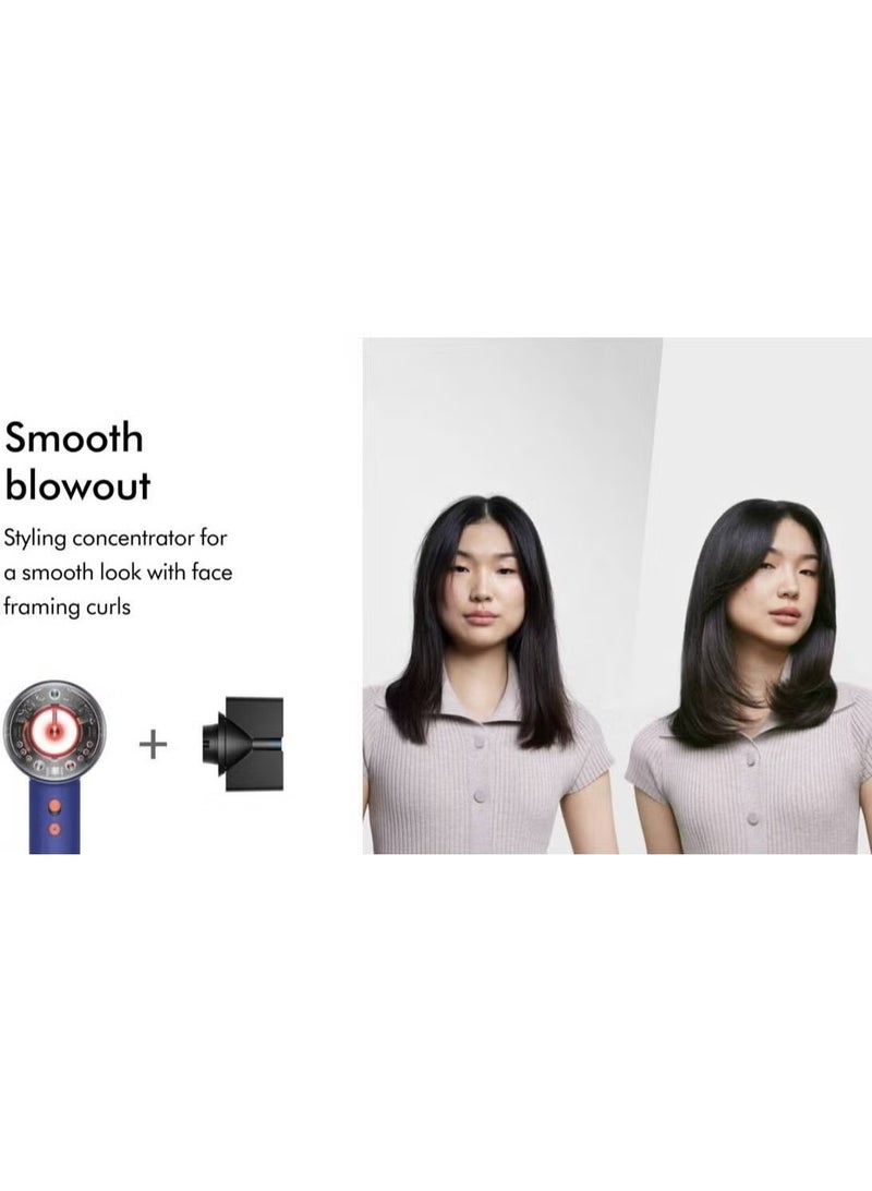 DS Dysaim Supersonic Nural Hair Dryer, Scalp Protect Button, Instant Control, 3 Precise Airflow Settings, 4 Precise Heat Settings, Pause Detect Technology, Vinca Blue / Topaz | HD16 - Image 4