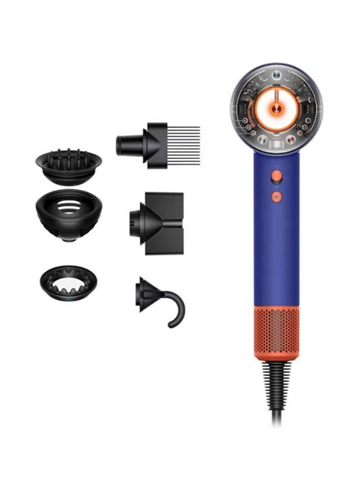 DS Dysaim Supersonic Nural Hair Dryer, Scalp Protect Button, Instant Control, 3 Precise Airflow Settings, 4 Precise Heat Settings, Pause Detect Technology, Vinca Blue / Topaz | HD16 - Image 1