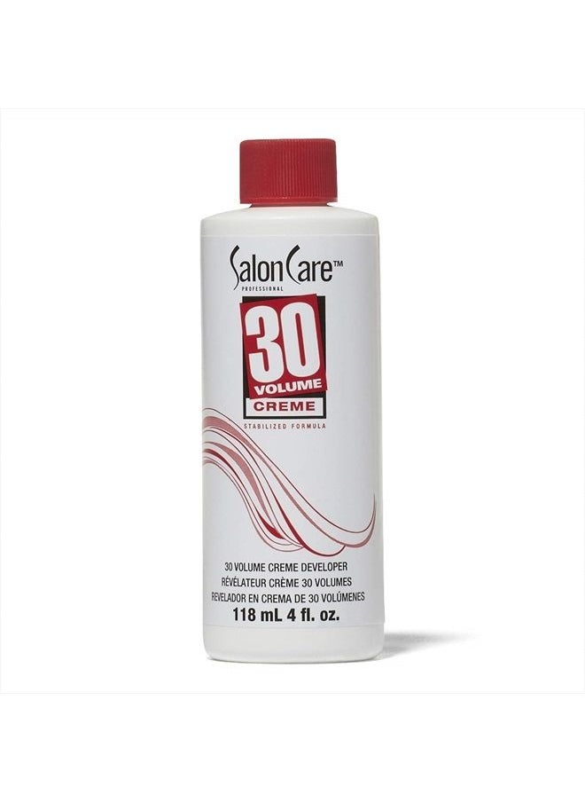 Salon Care 30 Volume Creme Developer 4 oz  - Image 1