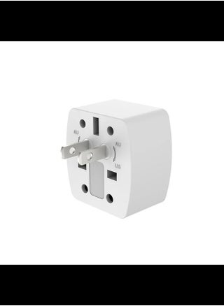 2 PIN USA NEMA 1-15P Plug to UK/US2 PIN USA NEMA 1-15P Plug to UK/US/EU/AUS Socket Travel Conversion Plugs,US Plug to Variety of National Socket，Europe to US Plug Adapter，(White) - pzsku/ZD52ADE78DD4CDB771DB4Z/45/_/1718398145/1181a459-aae7-4bab-b0b2-7951b0cf1563