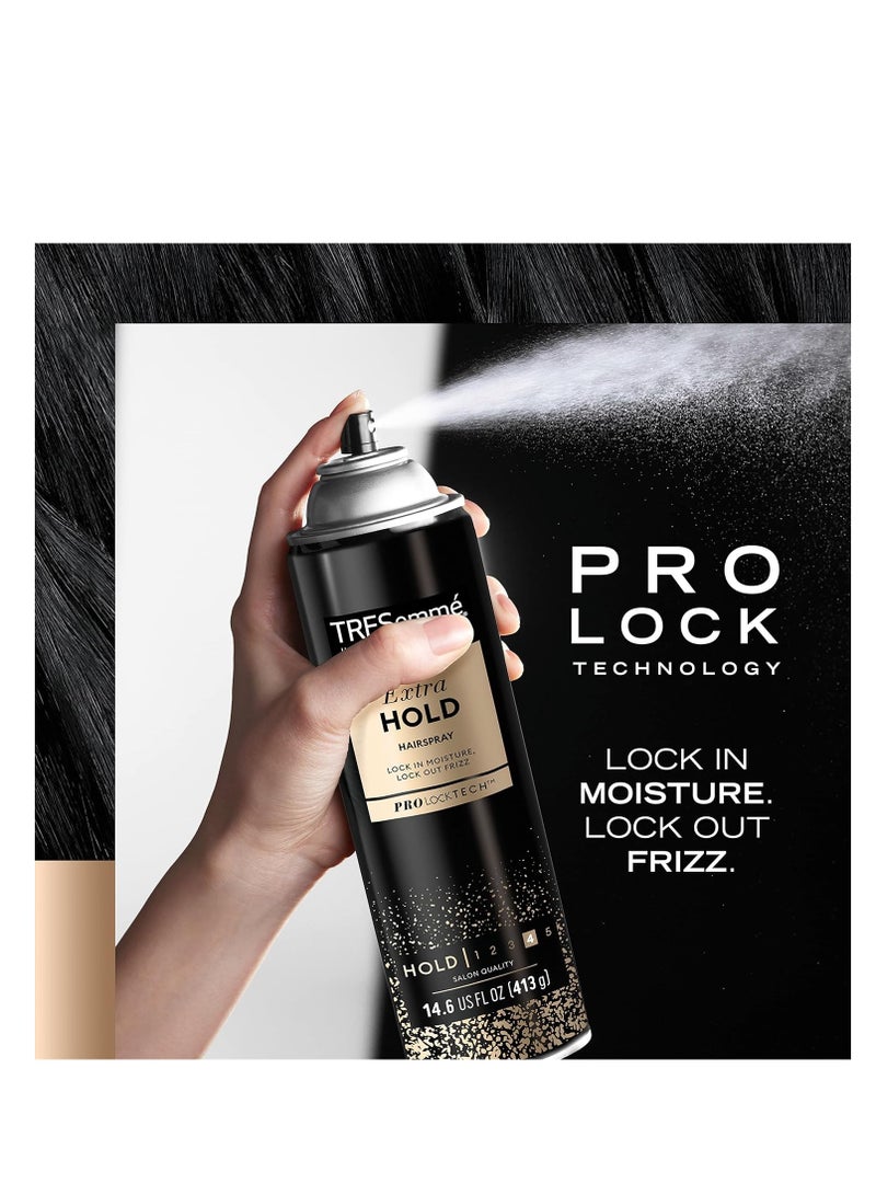 TRESemmé Extra Hold Hairspray For 24-Hour Frizz Control, With Pro Lock Tech 14.6 oz - Packaging may vary - Image 5