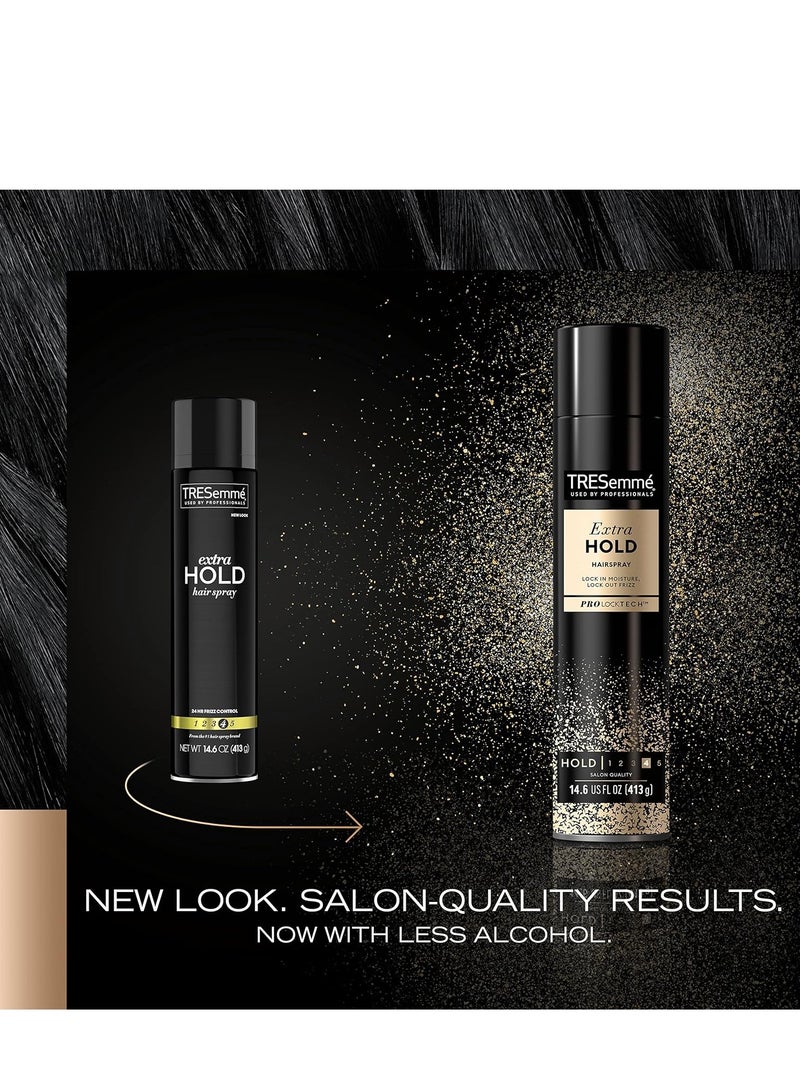 TRESemmé Extra Hold Hairspray For 24-Hour Frizz Control, With Pro Lock Tech 14.6 oz - Packaging may vary - Image 3