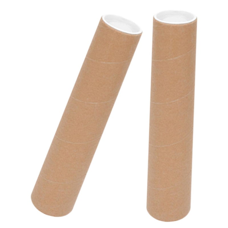2 Heavy Duty Poster Tubes For Artwork Storage Transport And Document Mailing Protection - Image 2