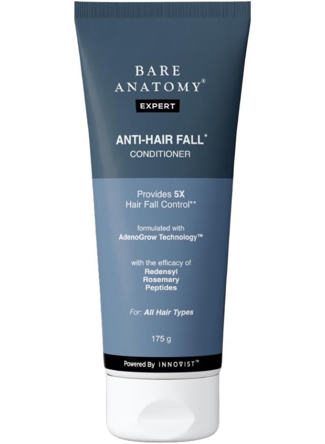 BARE ANATOMY Anti-Hair Fall Conditioner with Redensyl, Rosemary & Peptides | Reduces Hair Thinning, Breakage & Frizz | Strengthens Hair, Adds Shine | For All Hair Types 175gm - Image 1