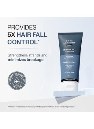 Anti-Hair Fall Conditioner with Redensyl, Rosemary & Peptides | Reduces Hair Thinning, Breakage & Frizz | Strengthens Hair, Adds Shine | For All Hair Types 175gm - view 2