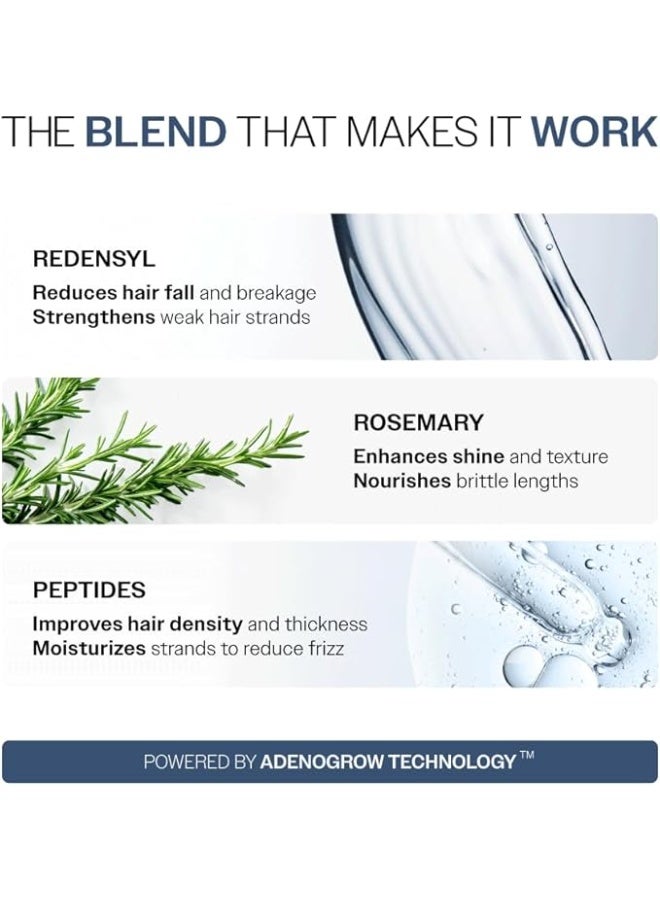 BARE ANATOMY Anti-Hair Fall Conditioner with Redensyl, Rosemary & Peptides | Reduces Hair Thinning, Breakage & Frizz | Strengthens Hair, Adds Shine | For All Hair Types 175gm - Image 4