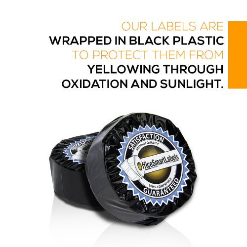 OfficeSmartLabels 1-1/8 x 3-1/2 inch Address Labels, Compatible with 30252 Labels (4 Rolls / 350 Labels Per Roll) - Image 3
