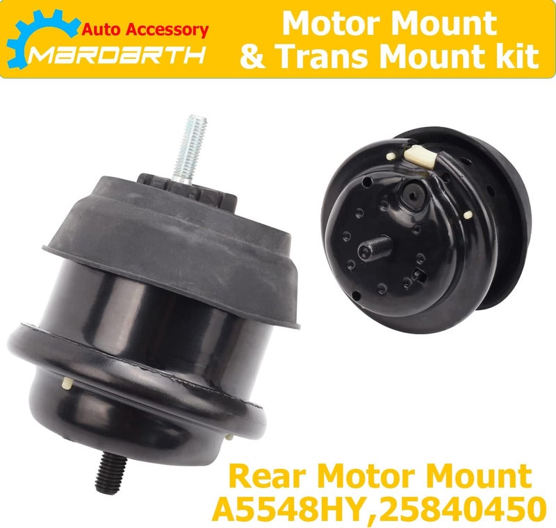 Mardarth Engine Motor Mount Replacement Kit for 2009-2019 Traverse, Enclave, Acadia, Saturn 3.6L - Image 5