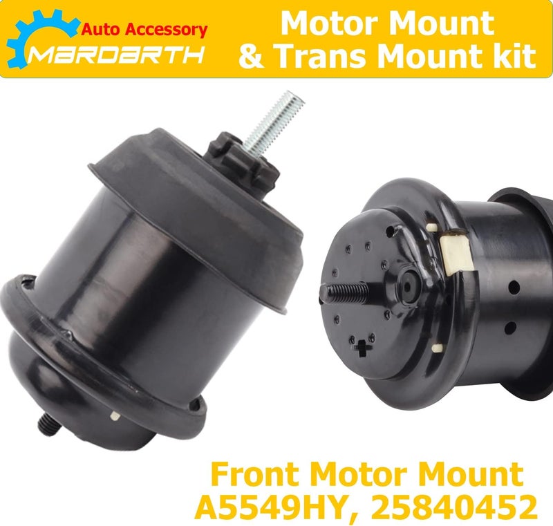 Mardarth Engine Motor Mount Replacement Kit for 2009-2019 Traverse, Enclave, Acadia, Saturn 3.6L - Image 4