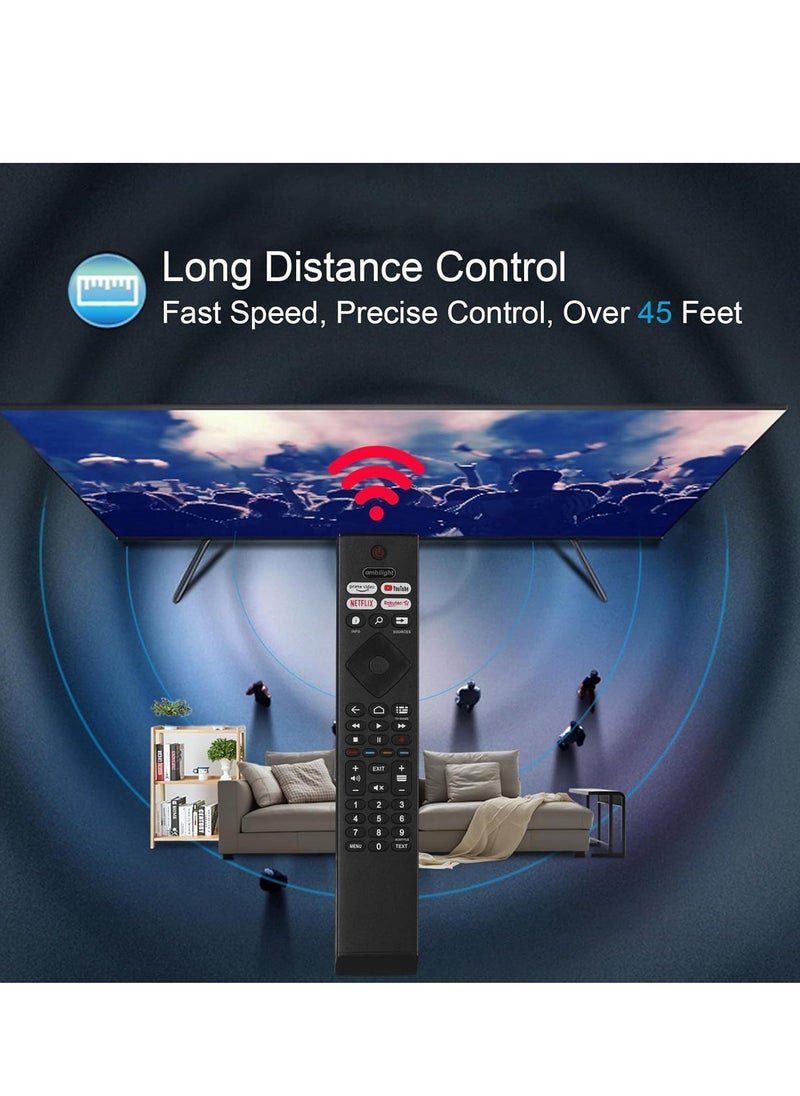 BGM Remote Control BRC0984501 Compatible with Philips Smart TV 7900 Series – Long-Range Infrared Replacement Controller for Philips LCD LED TVs – 15m IR Range – Ergonomic Design – 360 Days Warranty – AAA Battery Powered  - Image 4