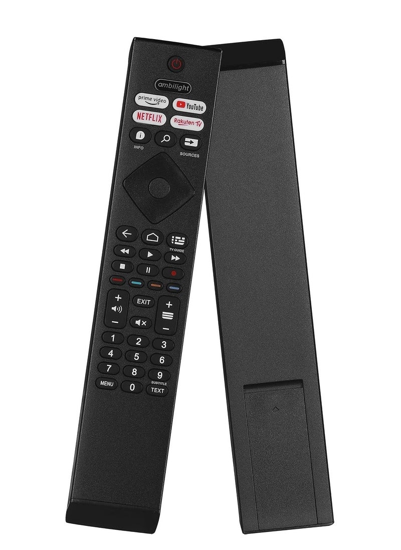 BGM Remote Control BRC0984501 Compatible with Philips Smart TV 7900 Series – Long-Range Infrared Replacement Controller for Philips LCD LED TVs – 15m IR Range – Ergonomic Design – 360 Days Warranty – AAA Battery Powered  - Image 1