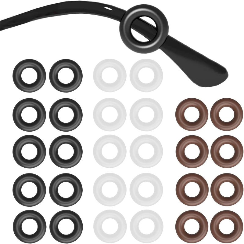SMARTTOP Glasses Ear Grips -20 Pairs eye glasses ear grippers Anti-slip Holder, eyeglasses ear hook Sleeve Retainer for Sports Sunglasses Reading Glass - Image 1